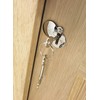 Yale 5 Lever Mortice Sashlock, High Security, Polished Chrome, 3