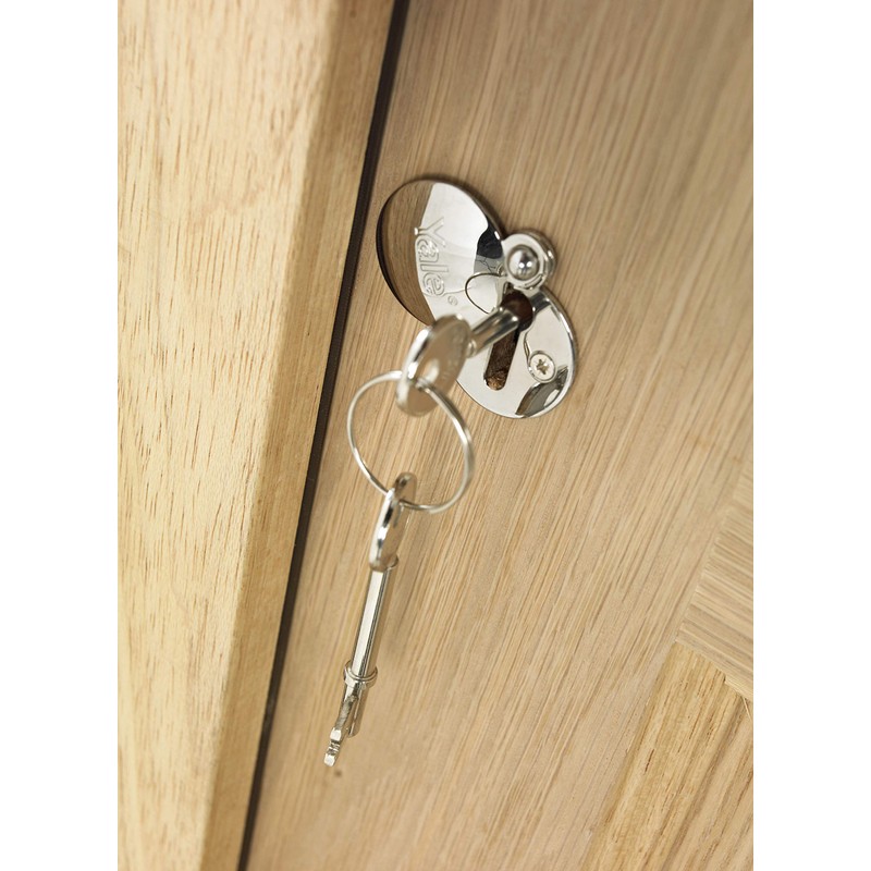 Yale 5 Lever Mortice Sashlock, High Security, Polished Chrome, 3