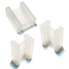 HIRAISM AC Plug Cap Outlet Cover 2PIN Tip Transparent (25