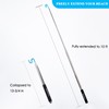 Telescoping Pickup Grabber Tool Magnetic Pole with 2 Hook and