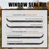 WILLBOND Window Trim Molding Felt Seal Compatible with F150 F250