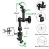 2-in-1 Gutter Mount for Solar Panel, Stick Up Cam Battery,