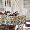 Yighty Oval Boho Tablecloth 60x84 inches