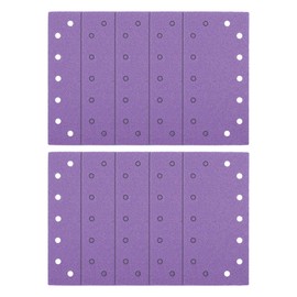 Trend Zirconium 1/2 Sheet 115 x 230mm 40 Grit Sanding Sheets, AB/HLF/40Z, Pack of 10