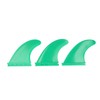3Pcs Surfboard Fins PVC Thruster Fins Surfing Board Accessories for