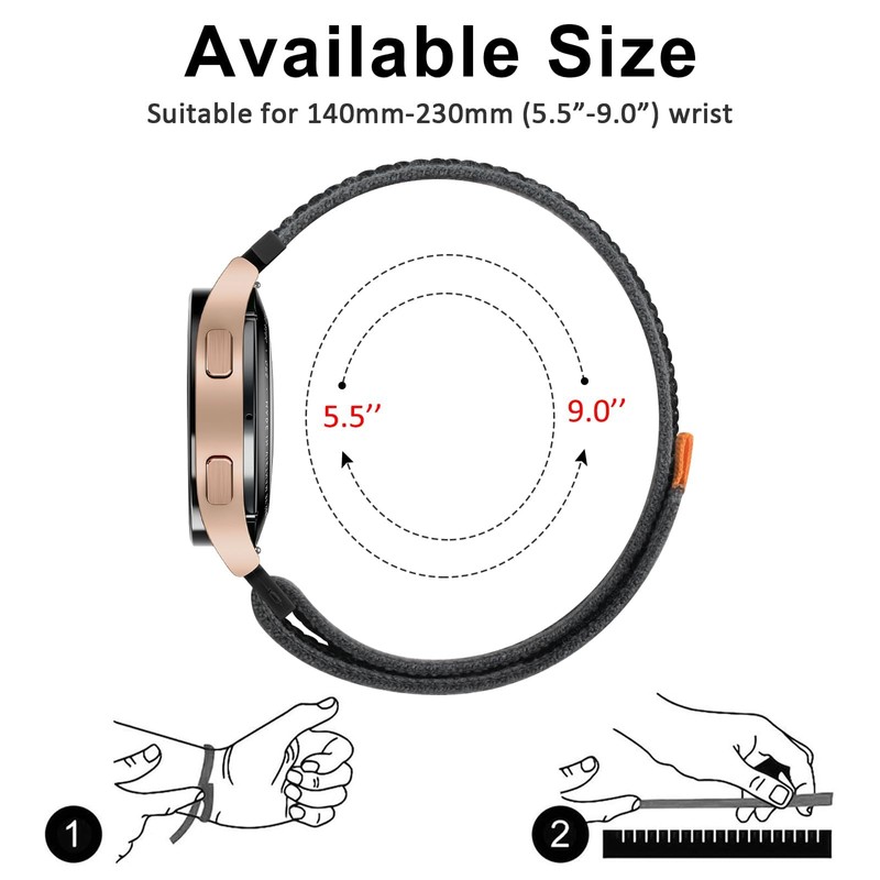 Meliya Nylon Bands Compatible with Coros Pace 3/Apex Pro Watch
