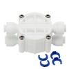 DIGITEN 1/4" Automatic Shut-Off Valve with Quick-Connect Fittings For RO