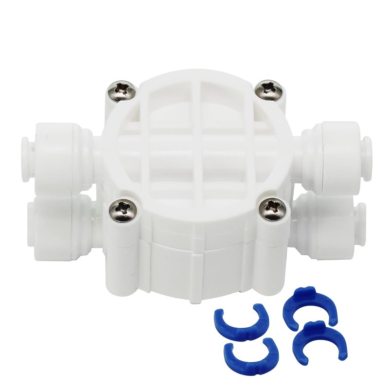 DIGITEN 1/4" Automatic Shut-Off Valve with Quick-Connect Fittings For RO