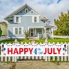 Happy 4th of July Banner Balloons Burgee