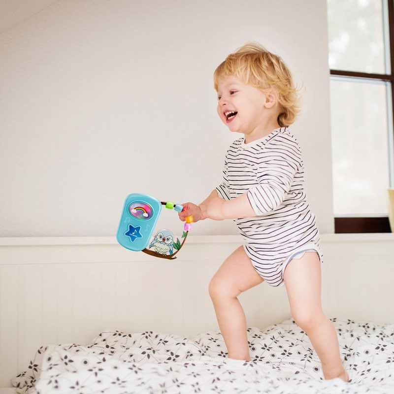 Interactive Baby Toy with Lights, 10 Melodies, Bead Chaser, Volume