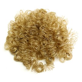 Takagi Fiber CM202 Doll Hair, Curl Type, Large, φ0.6 inches (16 mm), Blonde