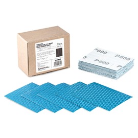 toolant 1/4 Sheet Sandpaper, 600 Grit Diamond Shape Sander Sheets for Woodworking,4.5" x 5.7" Size(50 Pack) Hook & Loop Backing for Palm Sander