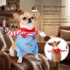 Funny Halloween Pet Costume for Dogs – Striped Jumpsuit with