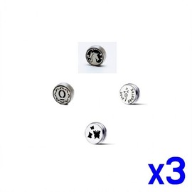 Aroma Oil Scent Patch Clip for Masks x3 Accessories Scent Pad Music Note