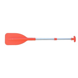 Basic Nature Unisex - Adult Mini Telescopic Paddle Orange 103cm