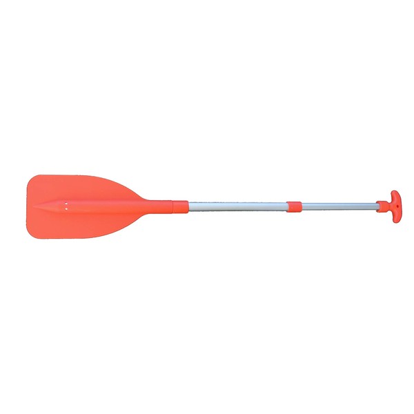 Basic Nature Unisex - Adult Mini Telescopic Paddle Orange 103cm