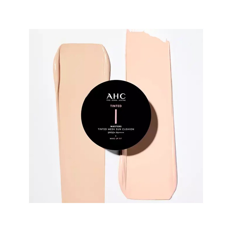 AHC [AHC] 메이크업핏 마스터즈 틴티드 메쉬 선쿠션 리필 15g [쿨베이지]
