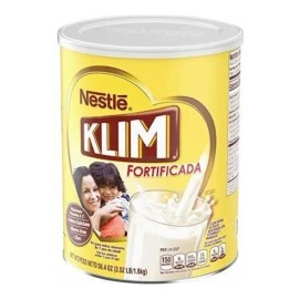 Leche de fórmula en polvo Nestlé Klim Fortificada en lata de 1 de 1.6kg - 2 años a 99 meses