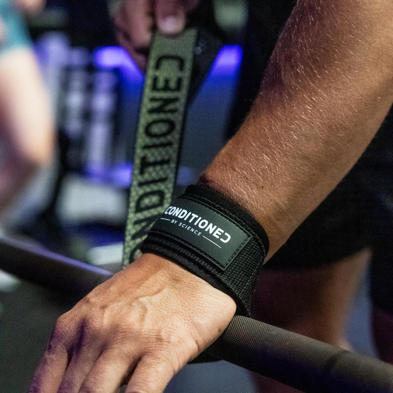 Conditioned By Science Weight Lifting Deadlift Grip Straps Performance Padded