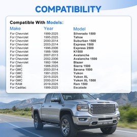 DIKTOKO 4Pcs 2 inch Wheel Spacers PCD 6x5.5 inch Center Bore 108mm with M14x1.5 Stud Fit for 1999-2025 Silverado 1500, for 1988-2025 Sierra 1500, for 1991-2025 Yukon, for 1999-2025 Escalade