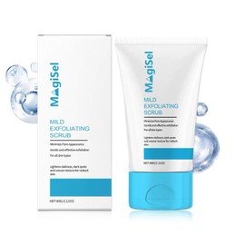 Body Scrub, Körperpeeling, vegane Körperpflege, trägt abgestorbene Hautschuppen sanft ab für sofort glattere geschmeidige Haut, Meersalz Jojobaöl Vitamin E Peeling Dunkle Flecken, 60g