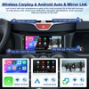Fuluku 6.85 Inch Single Din Car Stereo with Wired Carplay