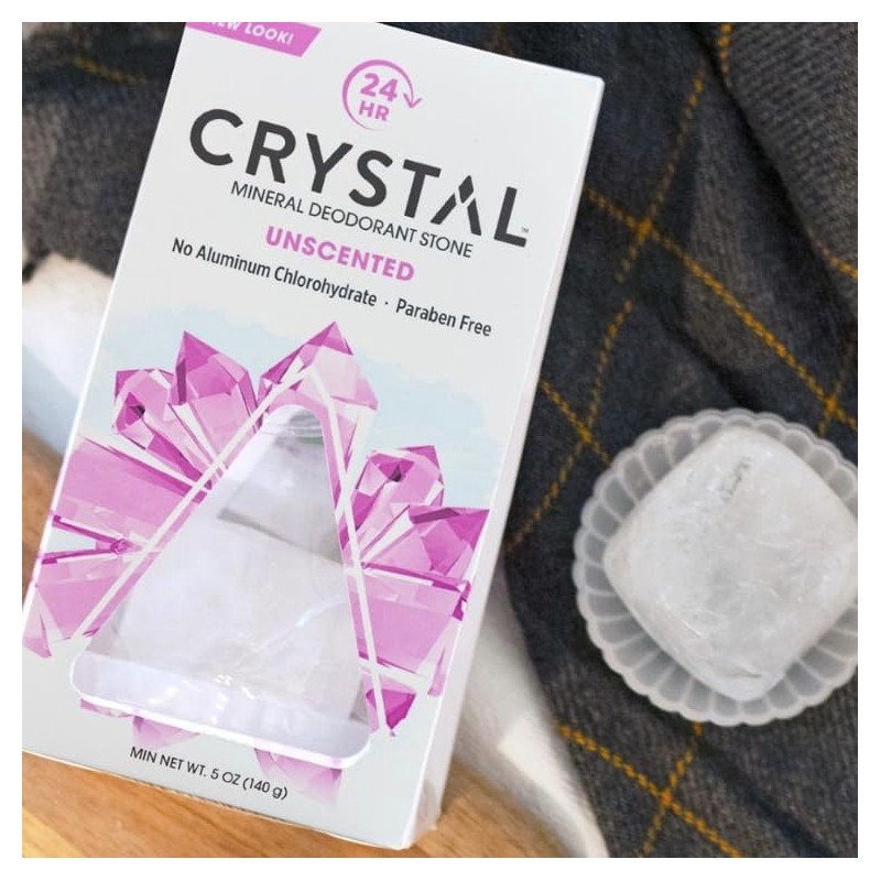 Crystal Essence Crystal Deodorants Crystl Body,Rock Deod, 2 pk