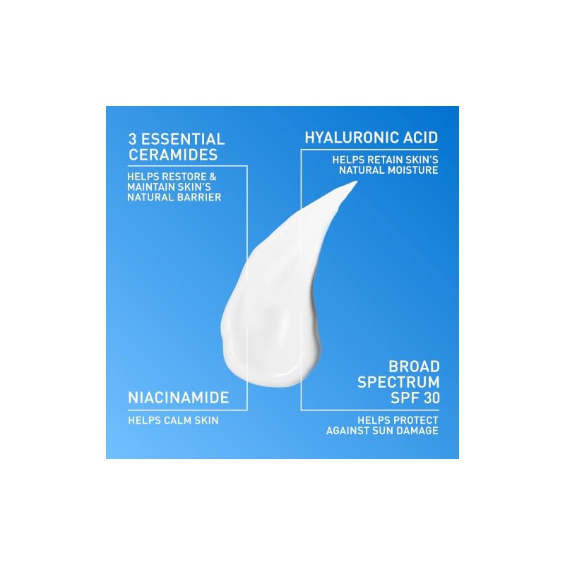 Cerave Loción Hidratante Facial Sunscreen Spf Piel Normal Seca Unisex