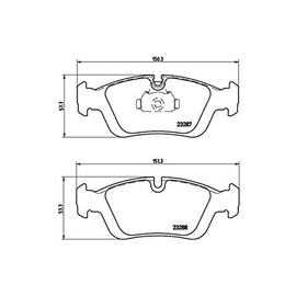 BREMBO P 06 024 4x front brake pads
