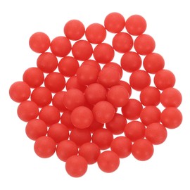 sourcing map 100pcs PP Plastic Bearing Balls 8mm Solid Plastic Balls, Precision Bearing Ball, Red