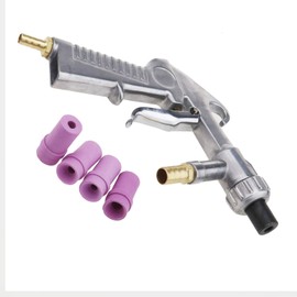 Sandblaster Air Siphon Sand Blasting Feed Blast +4Pcs Ceramic Nozzle Tips