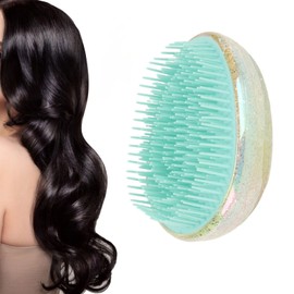 Egg Round Shape Comb, Egg Round Shape Comb Egg Shape Hair Brush Wet and Dry Use Portable Scalp Massage Detangling Hair Brush Comb Hair Brush for Home Salon