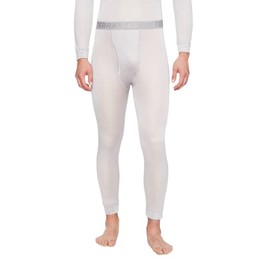 Terramar Men's Standard 100% Silk Thermasilk Filament Baselayer Bottom Pant, Grey, X-Large