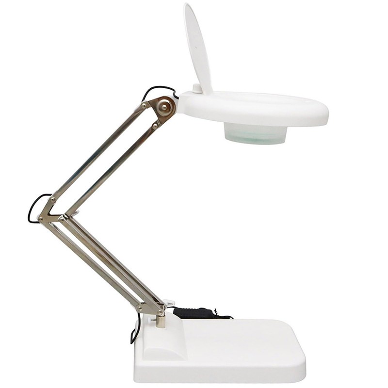 WYDDDARY 30X Magnifying Glass with Light and Stand 2-in-1 LED