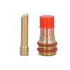 6 Pcs TIG Torch Glass Cup Collet Kit 2.4MM Glass