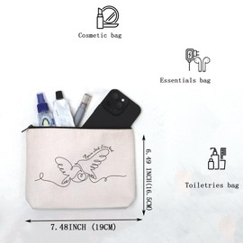 KUIYAI If You're A Bird I'm A Bird, Romantic Movie Quotes, Valentine's Day Gift for Wife Girlfriend, Cosmetic Bag for her (I'm a birdUK)