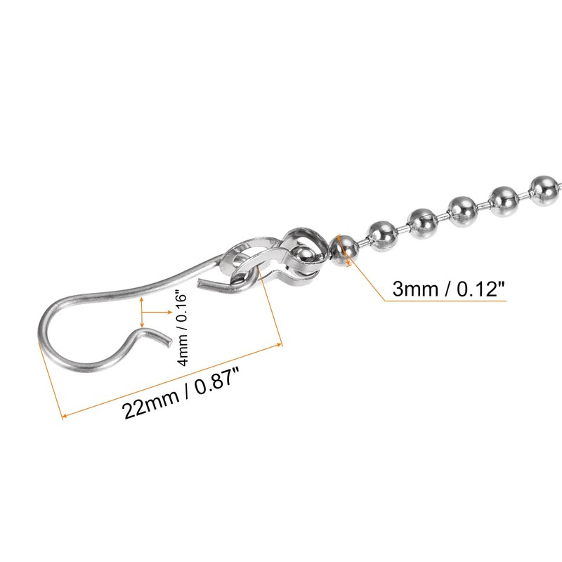 MECCANIXITY Toilet Flapper Chain, 26cm Toilet Handle Lever Lift Flush