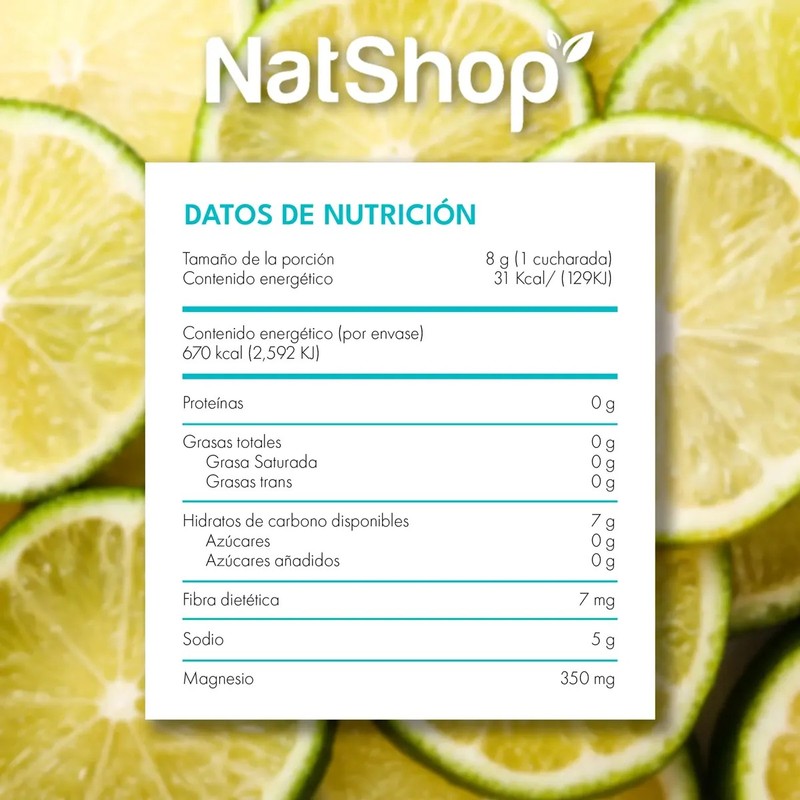 Citrato De Magnesio En Limonada 100 Natural -200 G Natshop