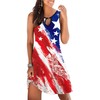 TMSD Womens Memorial Day Outfits American Star Stripes Flag Sleeveless