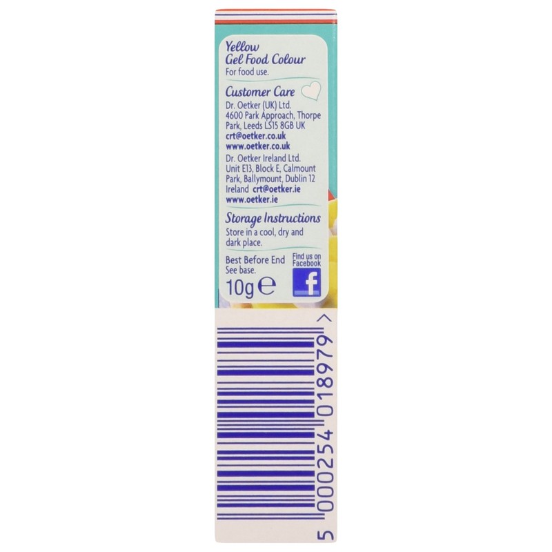 Dr Oetker Food Colour Gel Yellow , 10g