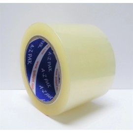 A-Z Pak Transparent Clear 1.6 mil, 3" x 110yds, Acrylic, BOPP Tape 6, 12, or 24 - 24 Rolls