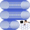 Shappy 50 Pcs Agility Rings with Storage Bags 15 Inch