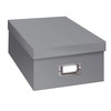 Photo Storage Box, Gray