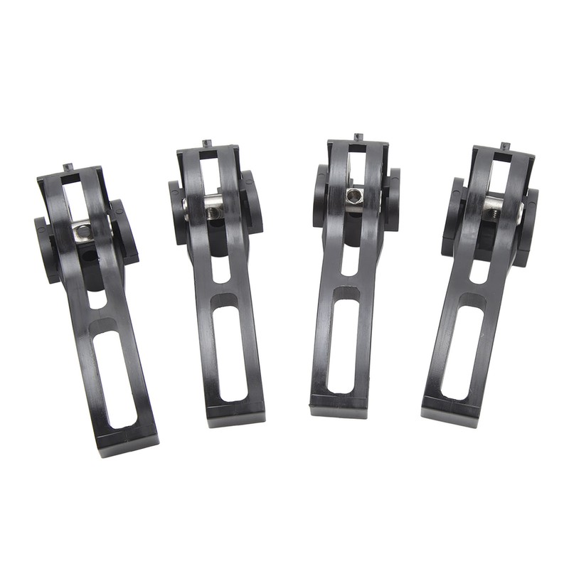 4Pcs Trifold Tonneau Cover Hard Or Soft Folding Clamp Cover