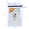 Sormasha Porta Gafete o Credencial, PVC Alta Transparencia Calibre S30