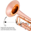 EASTROCK Bb Trumpet Standard Trumpet Set with Carrying Case,Gloves, 7C