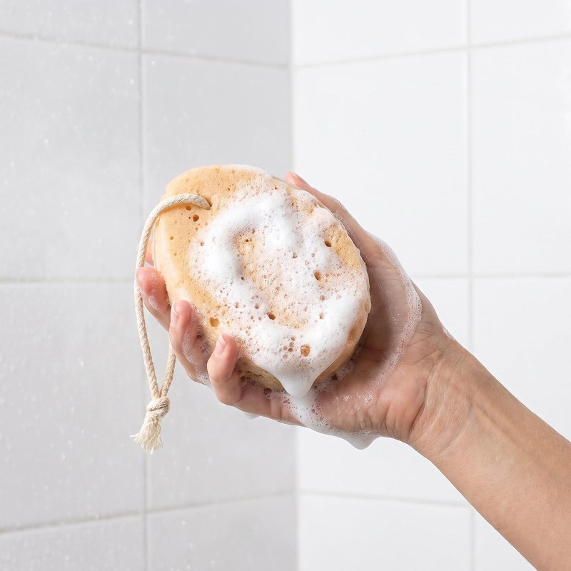 Esponja Exfoliante Corporal ELEOUTI 9 pzas – Textura Panal Antideslizante