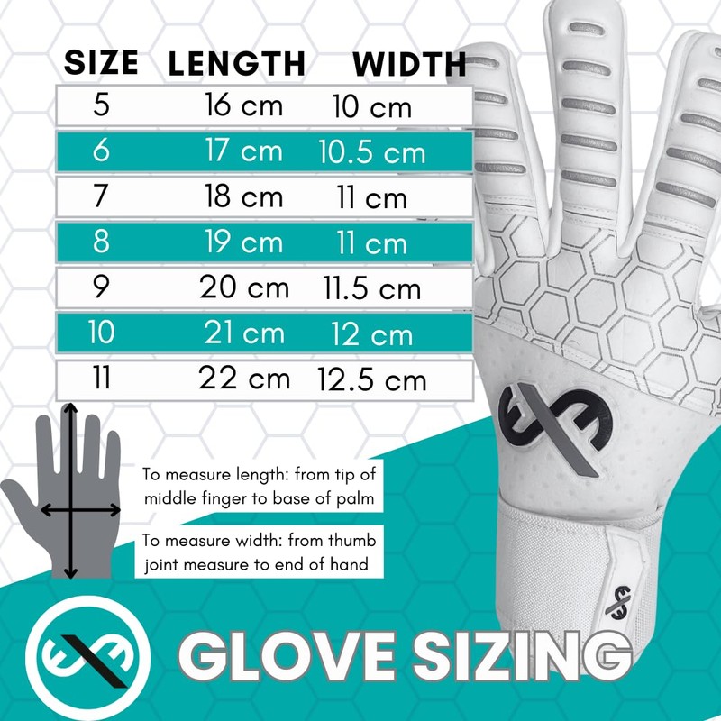 Goalkeeper Gloves for Adults Youths Boys and Girls| Latex with
