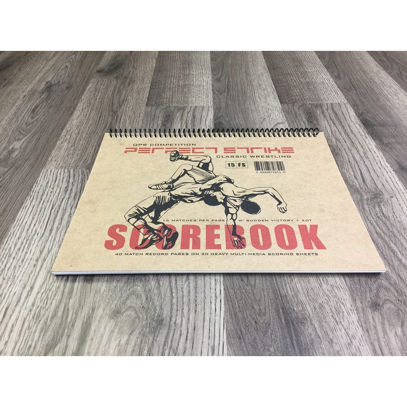 Perfect Strike Wrestling Scorebook with Rules and Scoring Instructions :