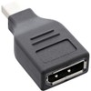 InLine® DisplayPort Adapter, Mini DisplayPort Male to DisplayPort Female, 4K/60Hz,